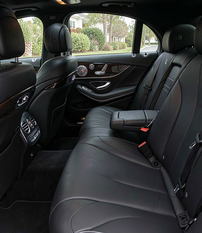 Mercedes-Benz S-Class rear executive passenger seating