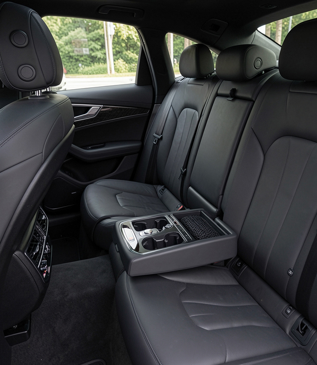 Audi Premium Sedan rear executive passenger seating