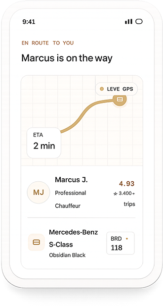 Passenger App Display Mockup